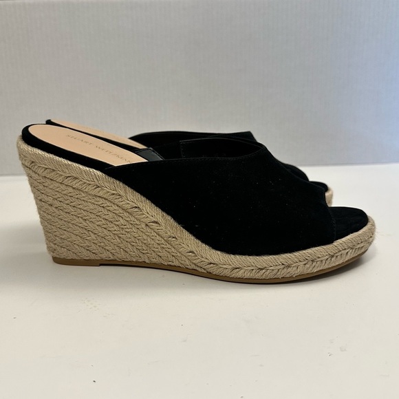 Stuart Weitzman Wonda Espadrille Wedge Sandal Suede 9.0B $398 Worn Once! - Picture 2 of 12